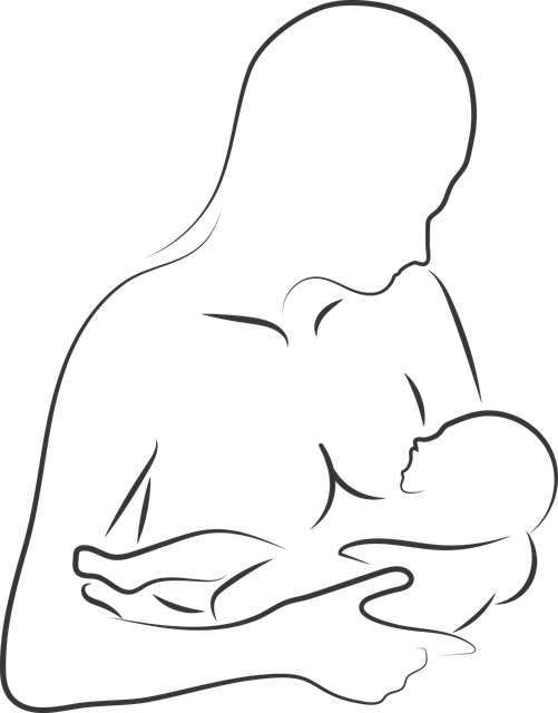 Une mère donne le sein à son bébé